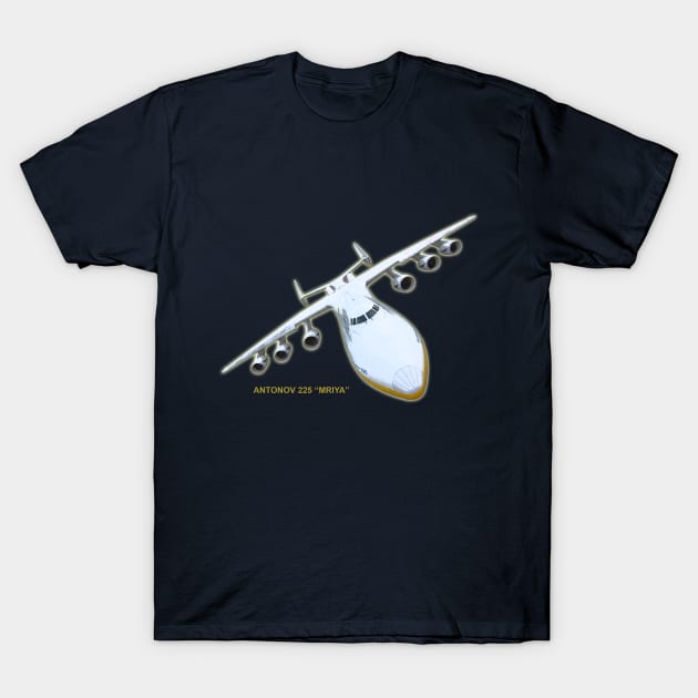 Antonov 225 "Mriya" T-Shirt by Caravele